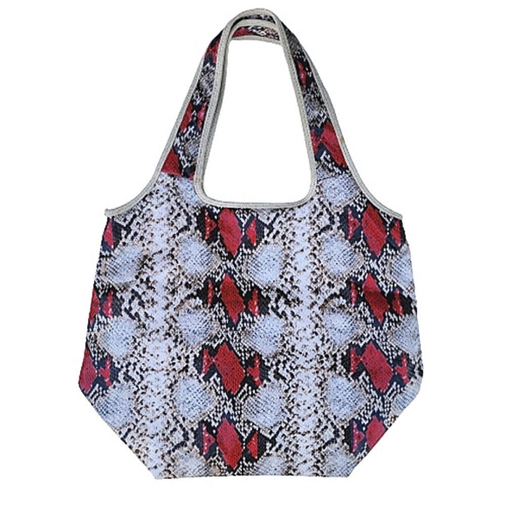 Snake Print Plastic Grunge Errand Day Bag ♥️